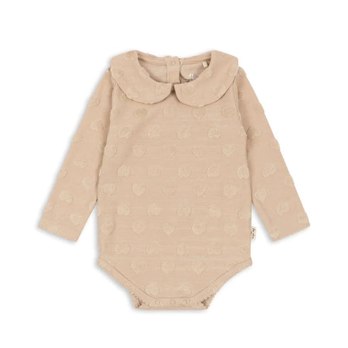 Konges Sloejd / MIFFIE COLLAR ROMPER_SMOKE GRAY(6m,12m,18m)