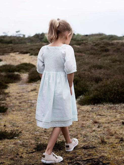serendipity ORGANICS / Smock Dress Mysty Blue(3y,4y,5y)