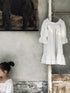 Bonne Mere / LITTLE VINTAGE LACEY LONG SLEEVE DRESS_Off white(6y)