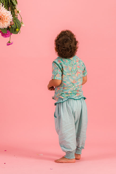 Bachaā / Camilou Shirt _ Aquarelle print (2-3y,4-5y)
