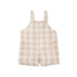 ASTER & OAK / Taupe Gingham Overalls