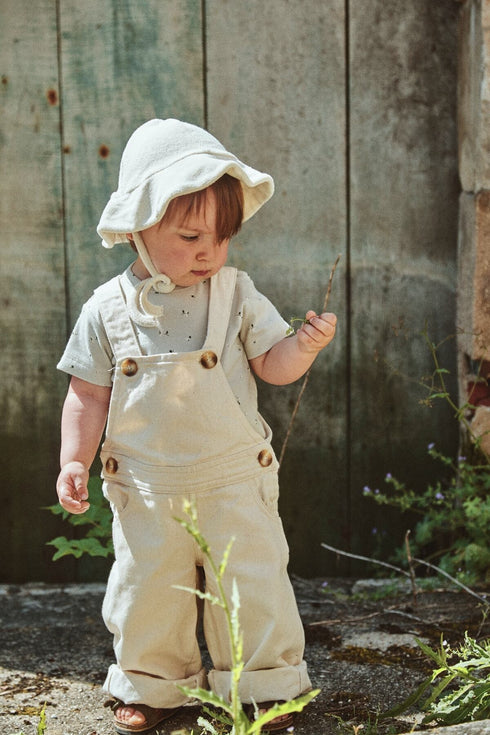 poudre organic / SALOPETTE QUETSCHE DENIM_Denim-Ecru(2y,3y,4y,6y)