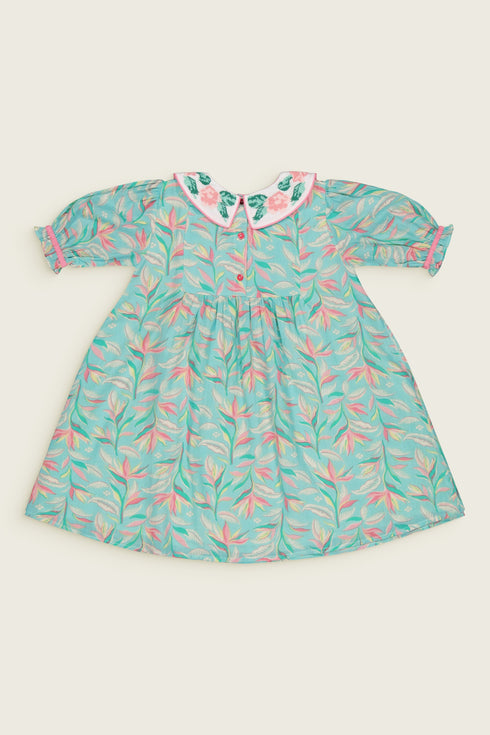 Bachaā / Naguine Dress _ Aquarelle print (2-3y,4-5y)