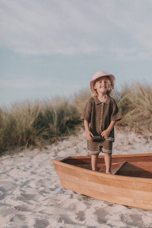 Grown / Hand Crochet Shirt - Mud (1,2,3,4)