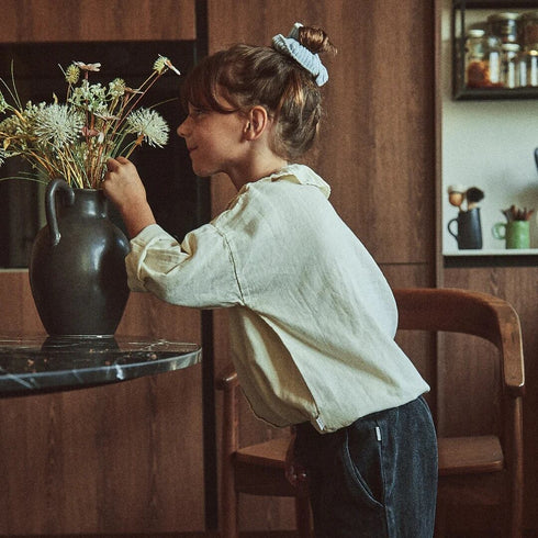 poudre organic / BLOUSE ARONIE_Almond Milk(3y,4y,6y)