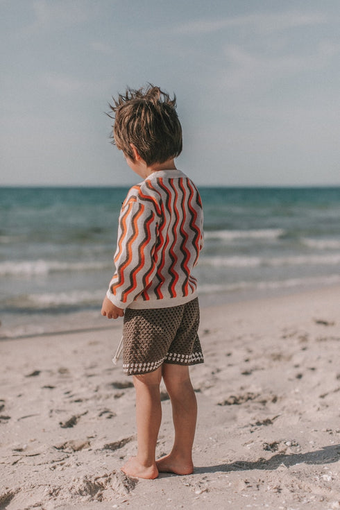 Grown / Hand Crochet Shorts - Mud (1,2,3,4)