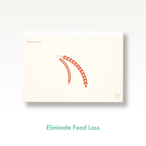 食べられなかったお米のノート サステナブルパッド Eliminate Food Loss / B6