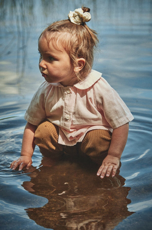 poudre organic / BLOUSE ANCOLIE_Rose Quartz(2y,3y)