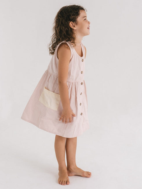 ILLOURA THE LABEL / Zimi Dress | Fairyfloss Contrast(2y,3y,4y,5y)