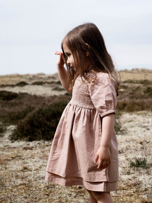 serendipity ORGANICS / Smock Dress Almond (3y,4y,5y)