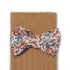 Collegien/Mathilde Ribbed Knee-high Socks with Liberty Bow - Caramel au Beurre Sale
