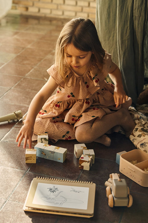 Konges Sloejd / LUNELLA DRESS_MA GRANDE CERISE BLUSH(18M,2y,3y,4y)