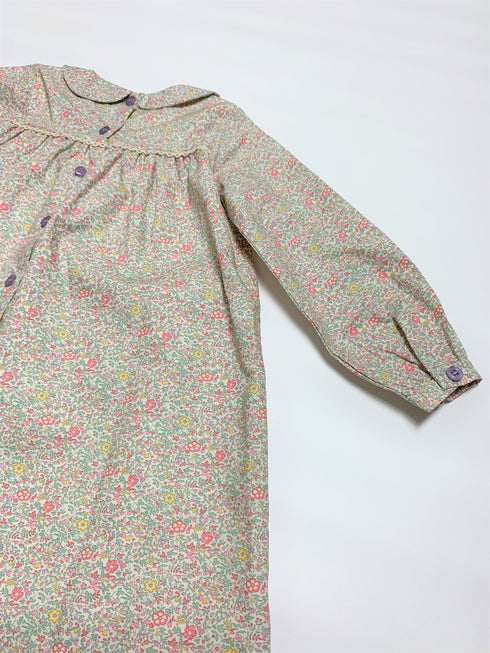 Pretty Wild Kids / Bella Dress Liberty Spring Flowers Lavender Button(3y,4y)