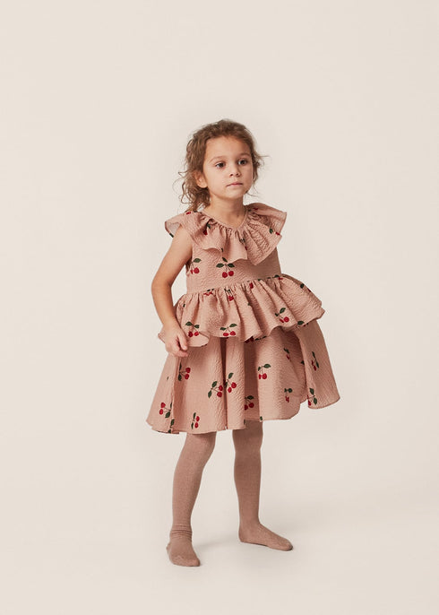 Konges Sloejd / LUNELLA DRESS_MA GRANDE CERISE BLUSH(18M,2y,3y,4y)