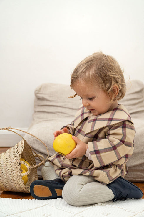 LOIR paris/Barboteuse COCOTartan vanilla(2y)