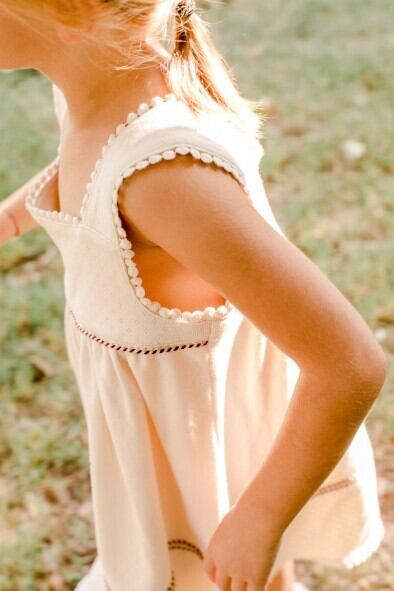 marsou /ROBE SRI LANKA_Ecru Pointelle(2y,3y,4y,6y,8y)