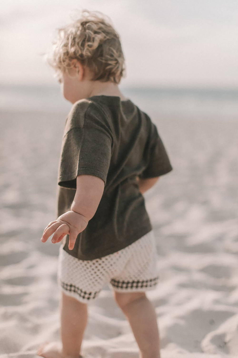 Grown / Hand Crochet Shorts - Coconut (1)