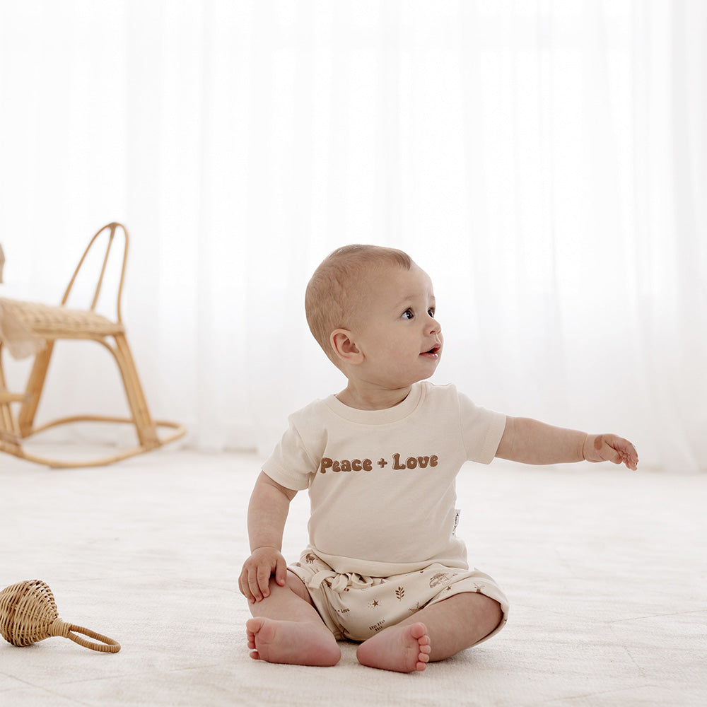 ASTER & OAK / Holidays Harem Shorts_Natural(2-3y,3-4y)