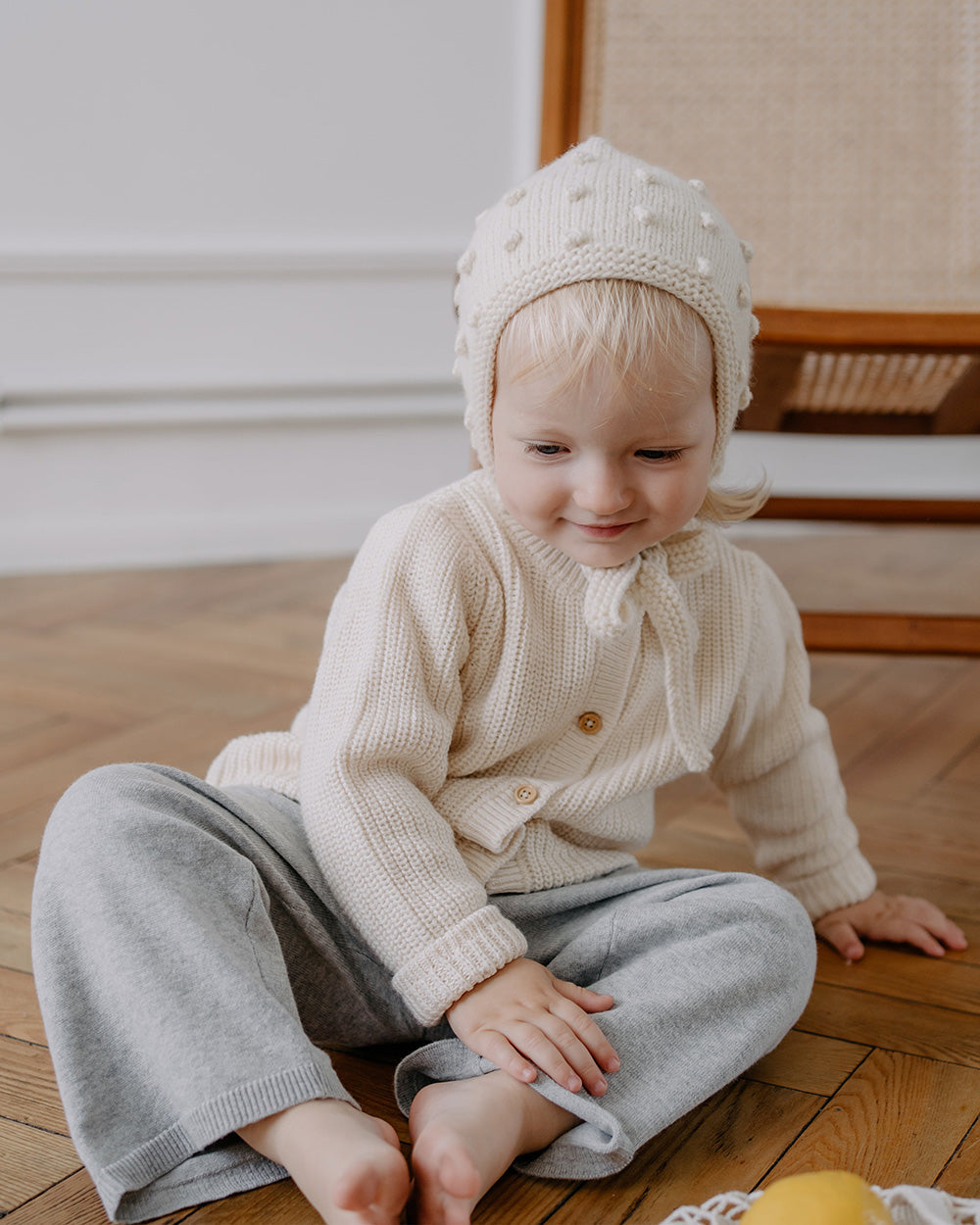 GANG OF KIDS / Raindrop Bonnet_OFF WHITE(2-4y)