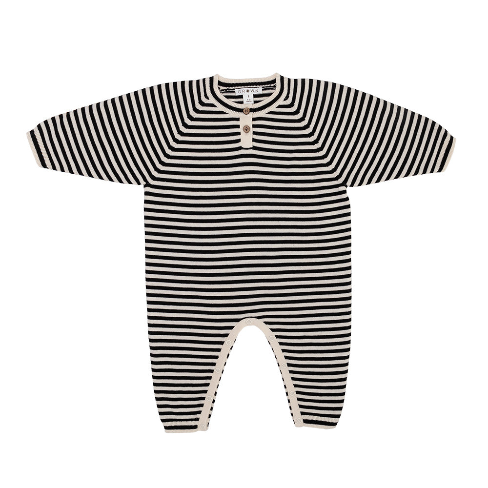 Grown / Organic Star Suit - Stripe(1)