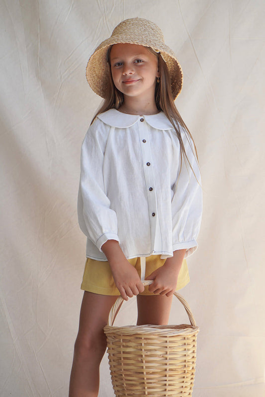 House of Paloma /Espe Blouse _Antique Blanc(2y,3y,4y,5y,6y)