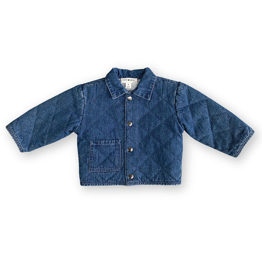 Grown / Quilted Hemp Denim Jacket - Denim（2,3,4）