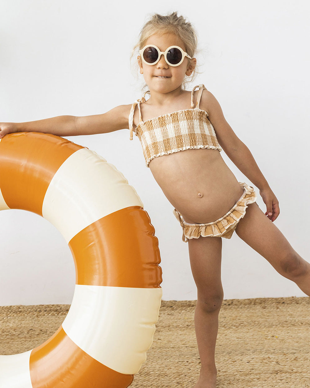 buho/ GINGHAM BIKINI(2y,3y,4y,6y)