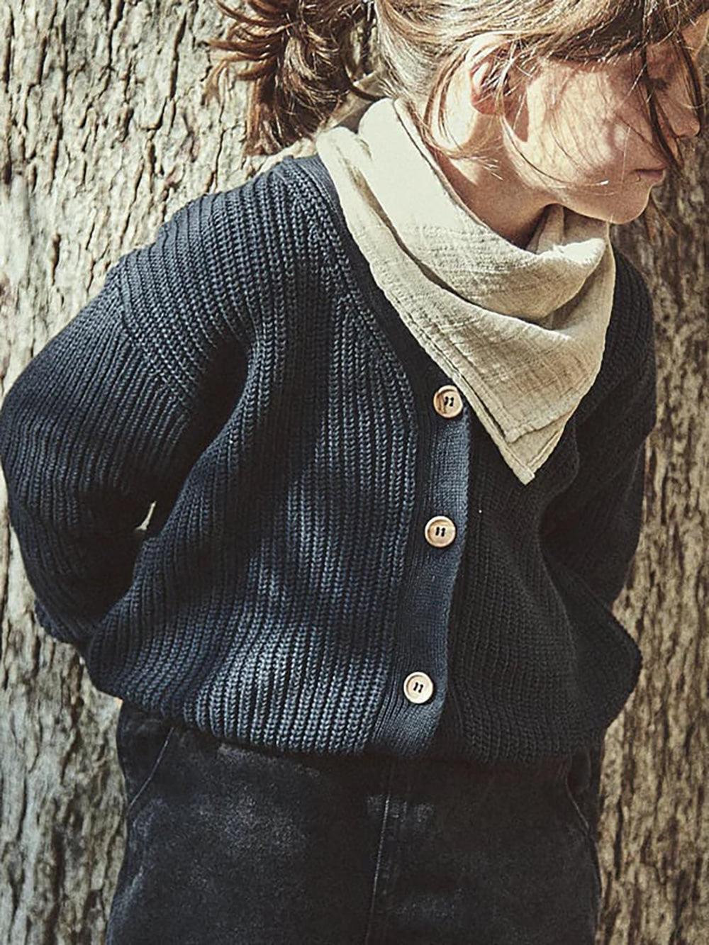 poudre organic/MAT? CARDIGAN Charbon(3y,4y)