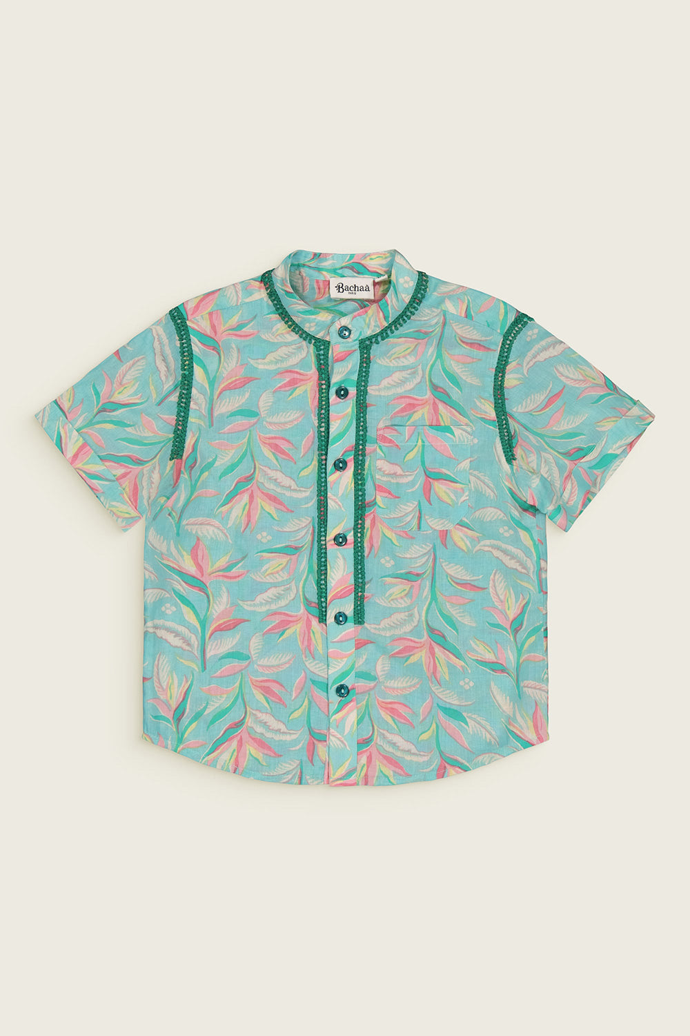 Bachaā / Camilo Shirt _ Aquarelle print (2y,4y)