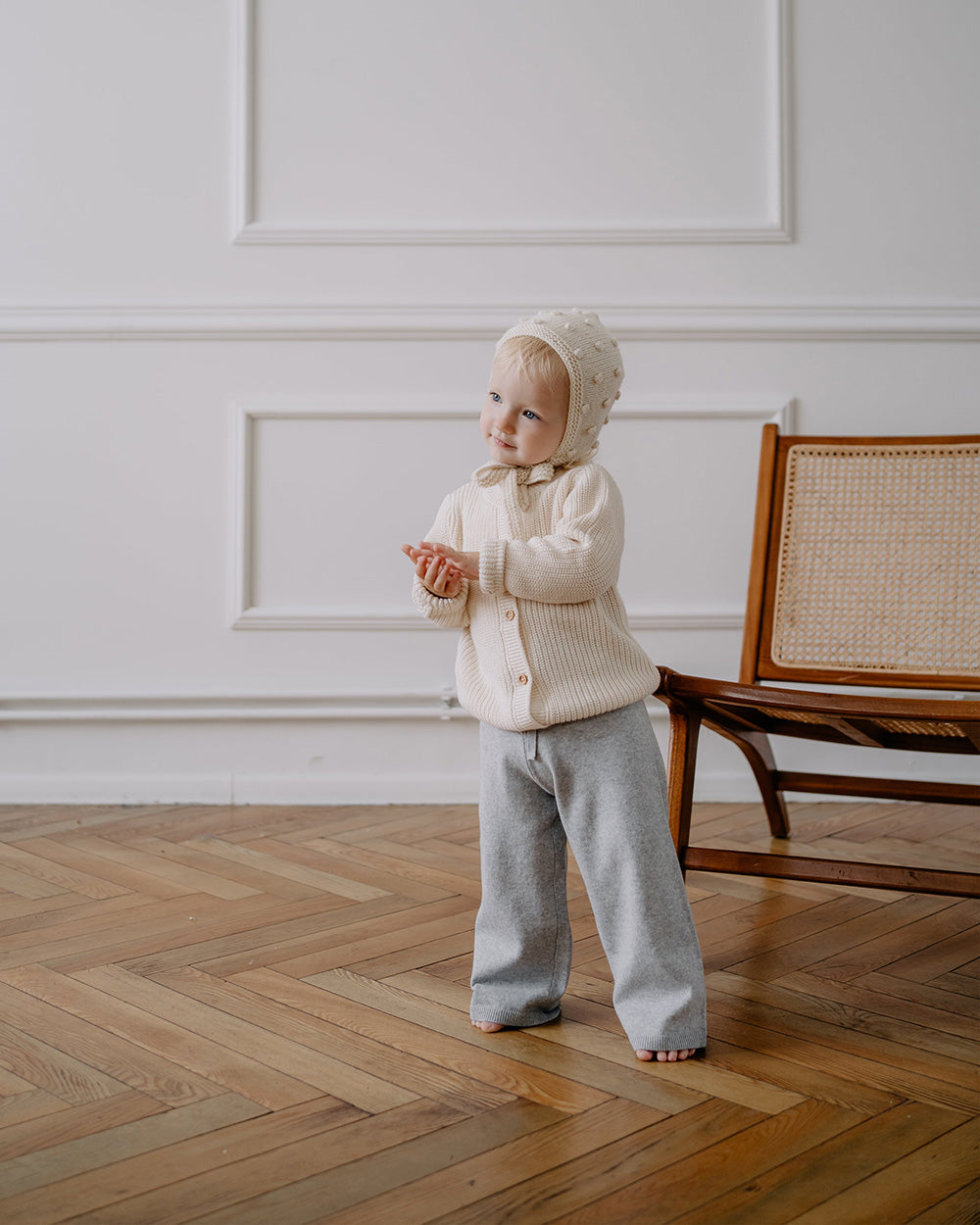 GANG OF KIDS / Raindrop Bonnet_OFF WHITE(2-4y)