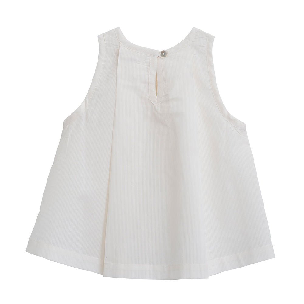 serendipity ORGANICS / Pleat Top offwhite （2y,3y,4y,5y)