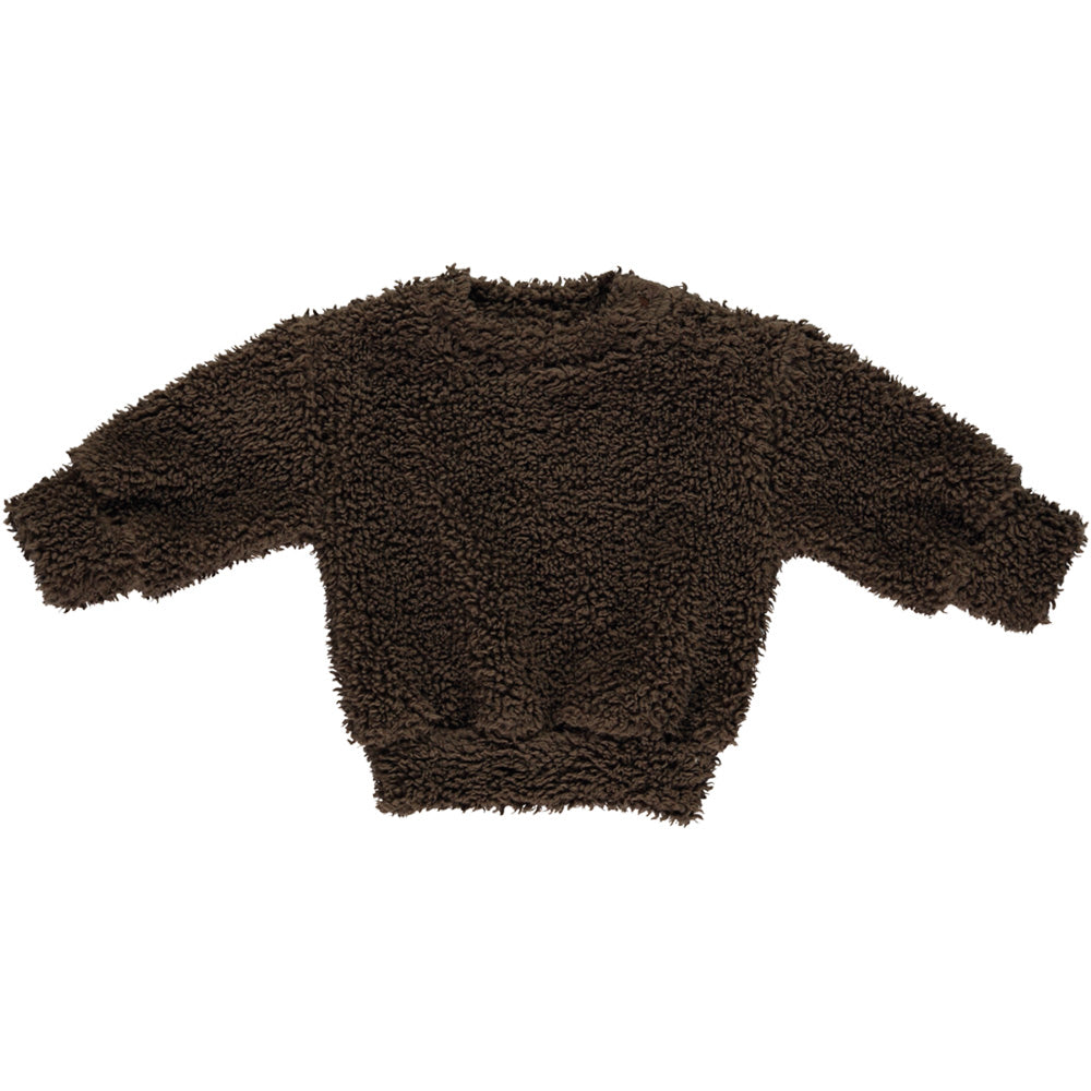 poudre organic/CASSANDRE FAUX FUR SWEATSHIRT Carafe(2y,3y)