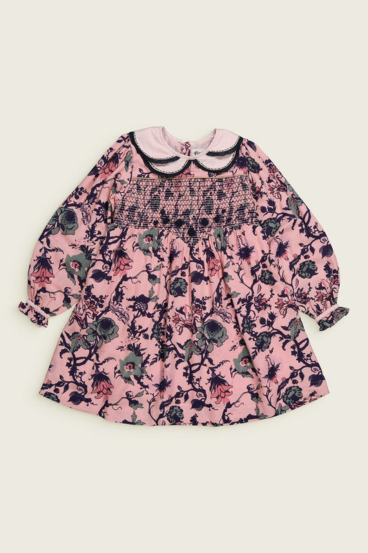 Bachaā / Misha RobeDress_Pink Garden print (2-3y,4-5y)