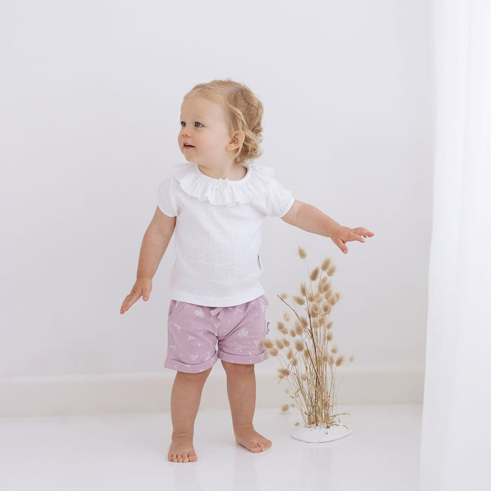 ASTER & OAK / Willow Floral Harem Shorts_Dawn Pink(2-3y,3-4y)