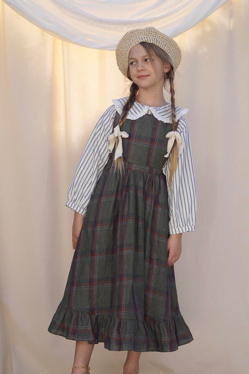 House of Paloma / Espe Blouse _ French Navy Stripe (3y,4y,5y,6y)