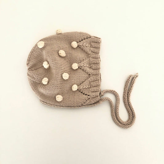 babytoly / BLOSSOM POPCORN BONNET_BEIGE×NATURAL