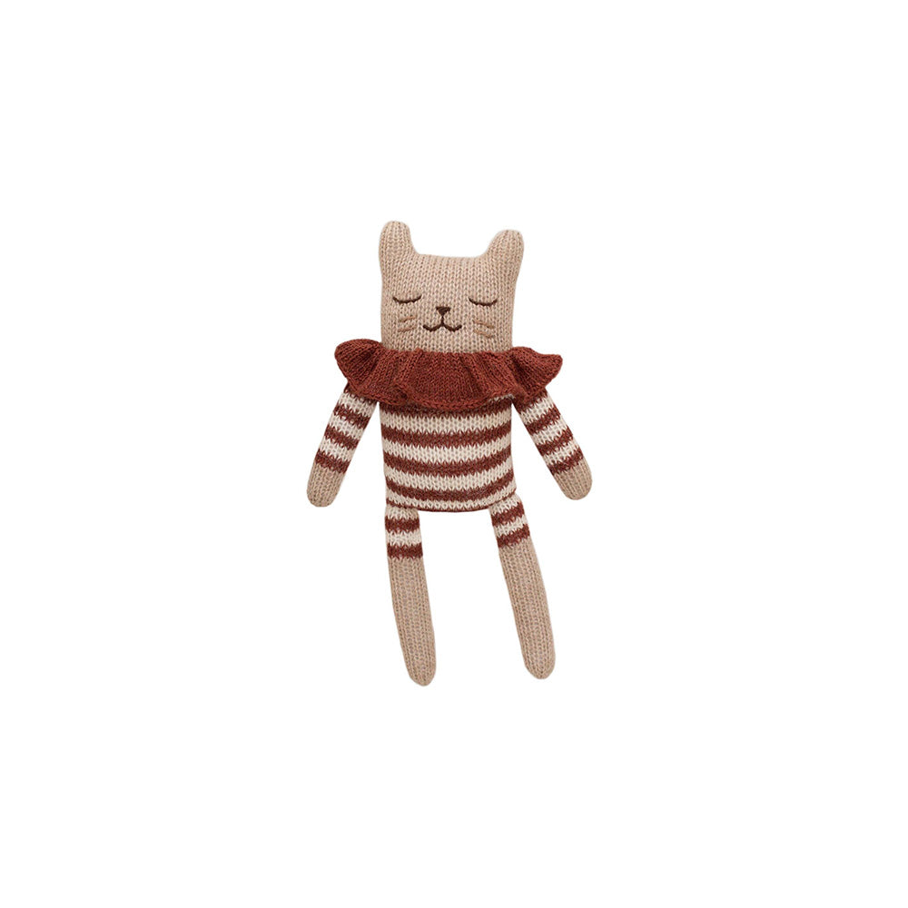 main sauvage/Kitten knit toy,combishort ray? sienne