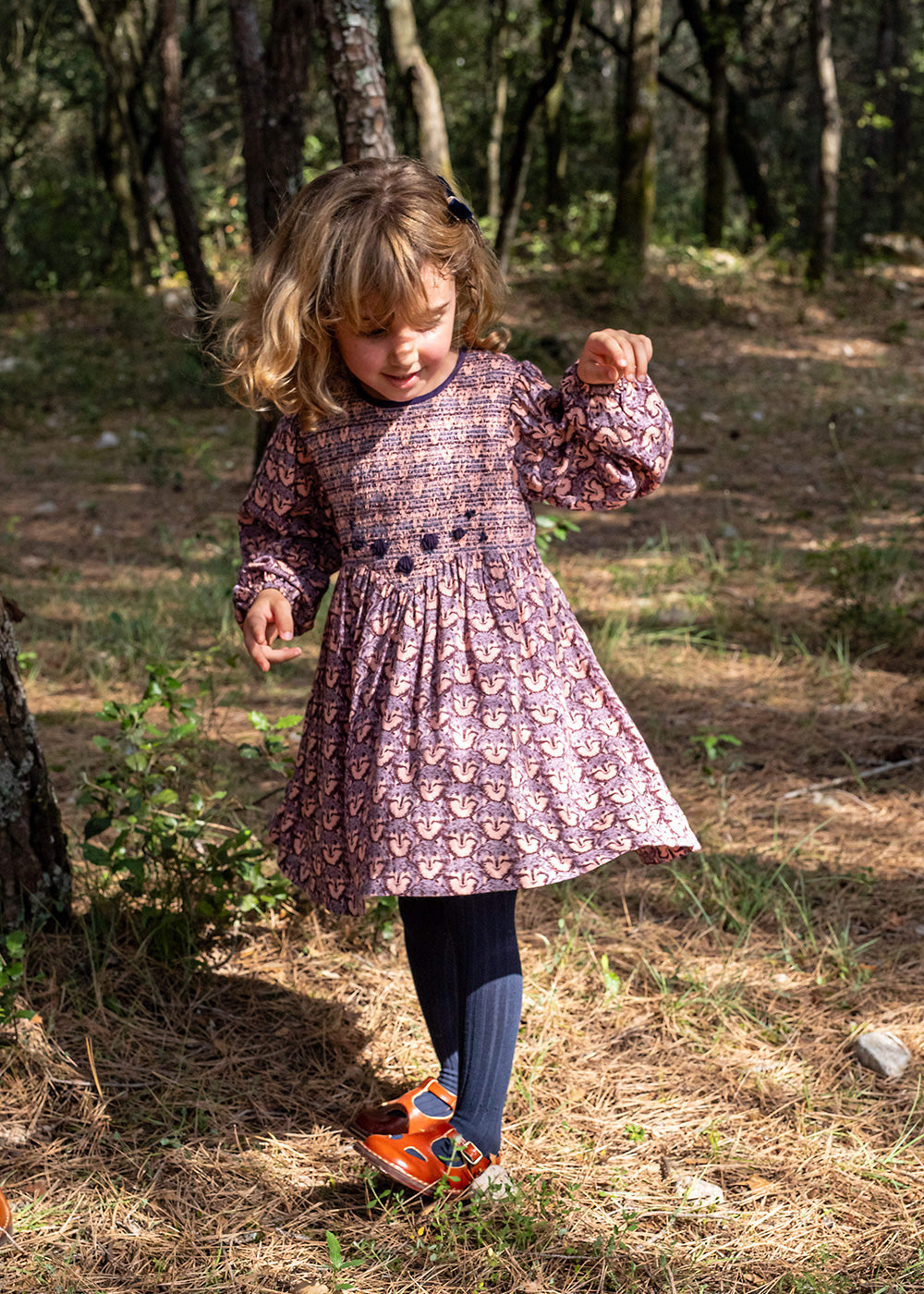 Bachaā / Filimon RobeDress_Fox print (2-3y,4-5y)