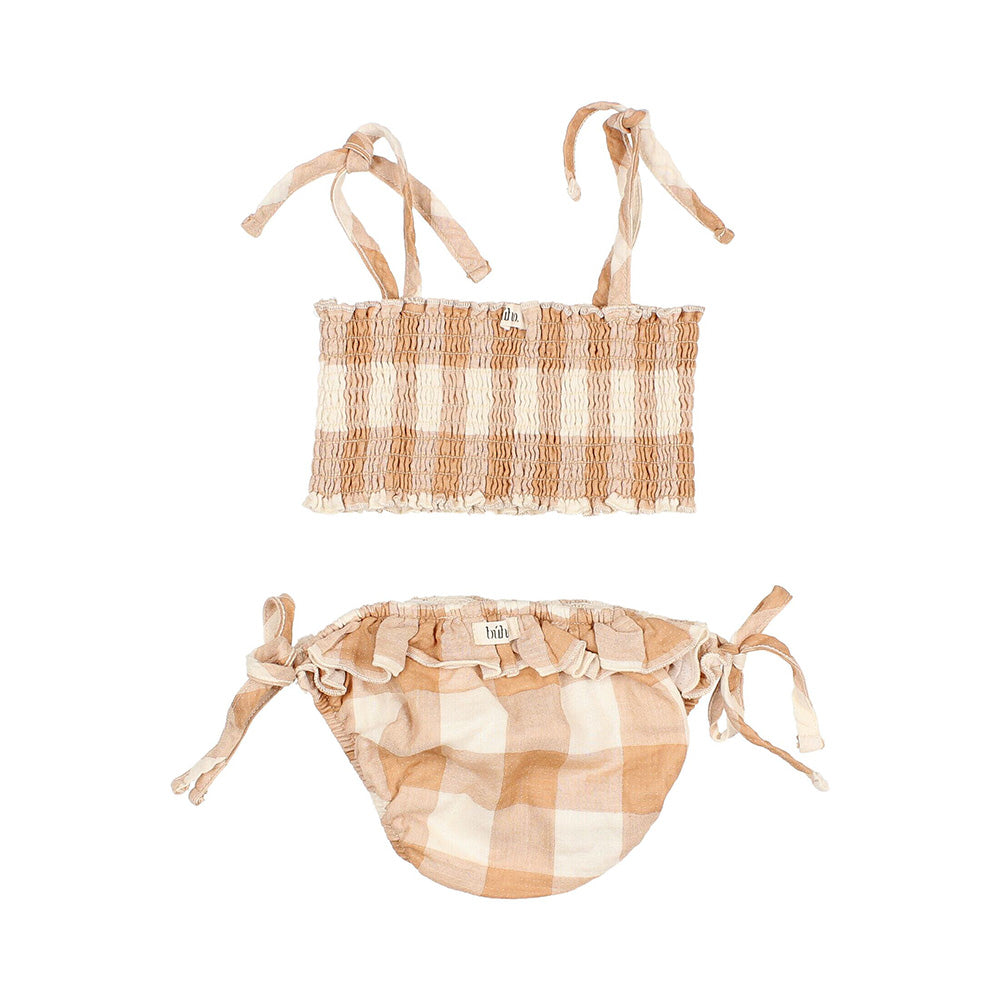 buho/ GINGHAM BIKINI(2y,3y,4y,6y)