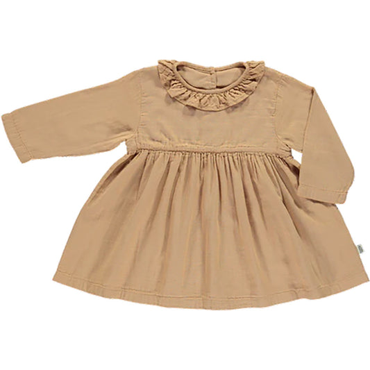 poudre organic /CAMPANULE DRESS_Indian Tan(3y,4y)