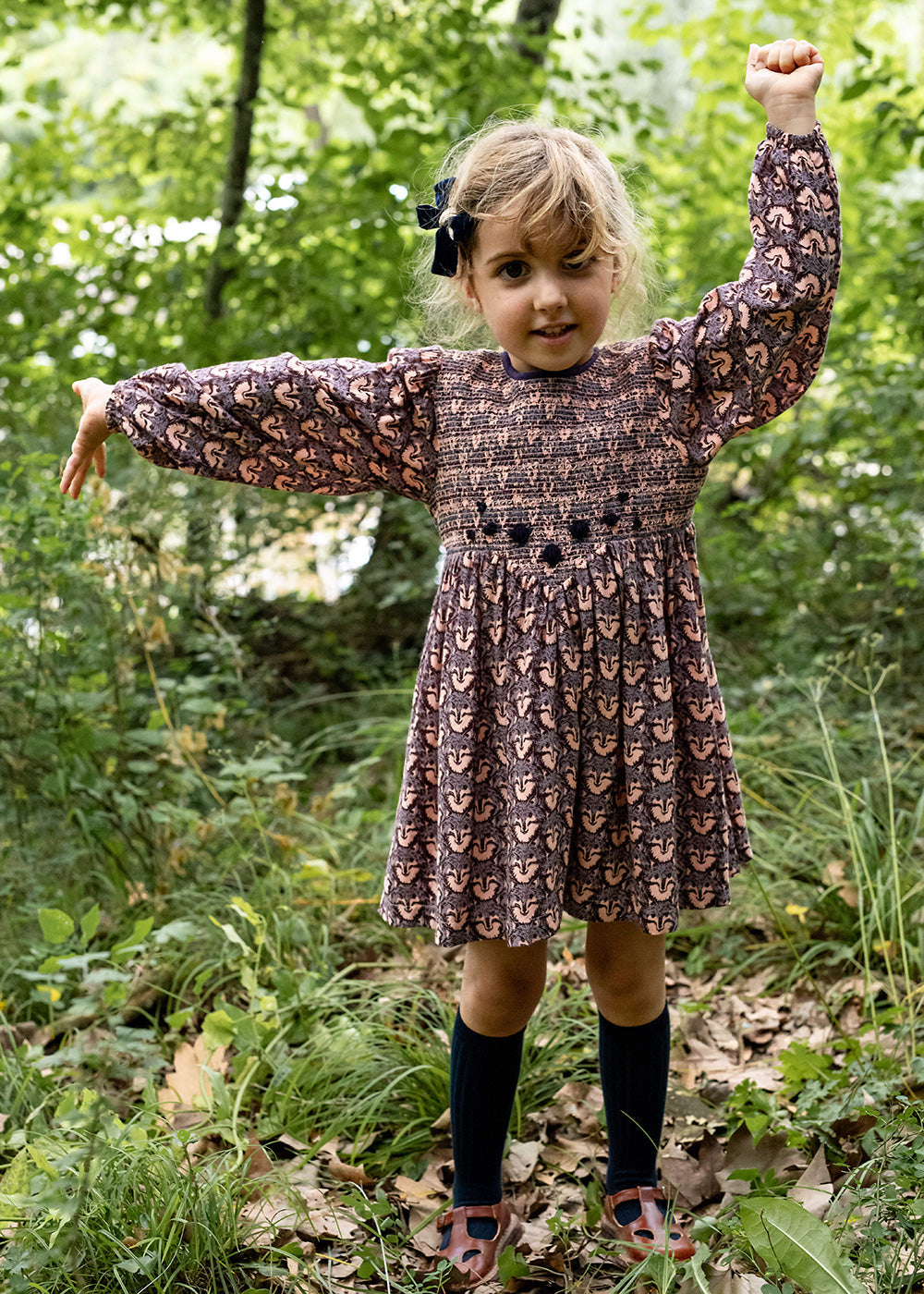 Bachaā / Filimon RobeDress_Fox print (2-3y,4-5y)