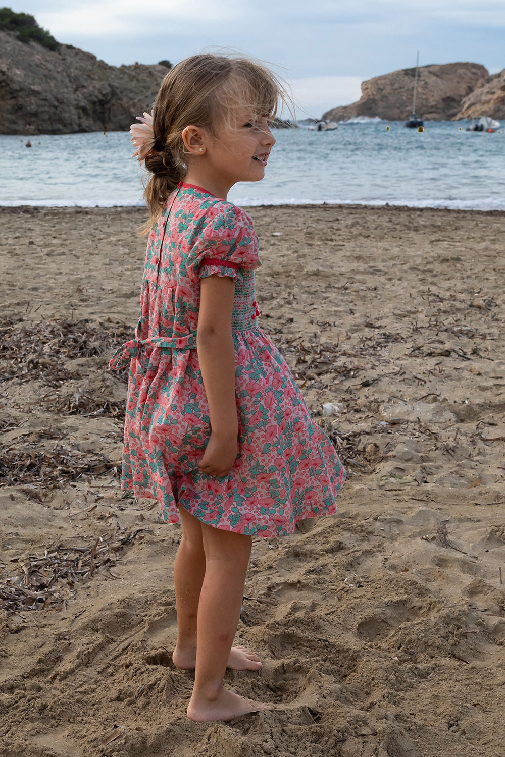 Bachaā / Divine Beguine Dress _ Romance print (2-3y,4-5y)