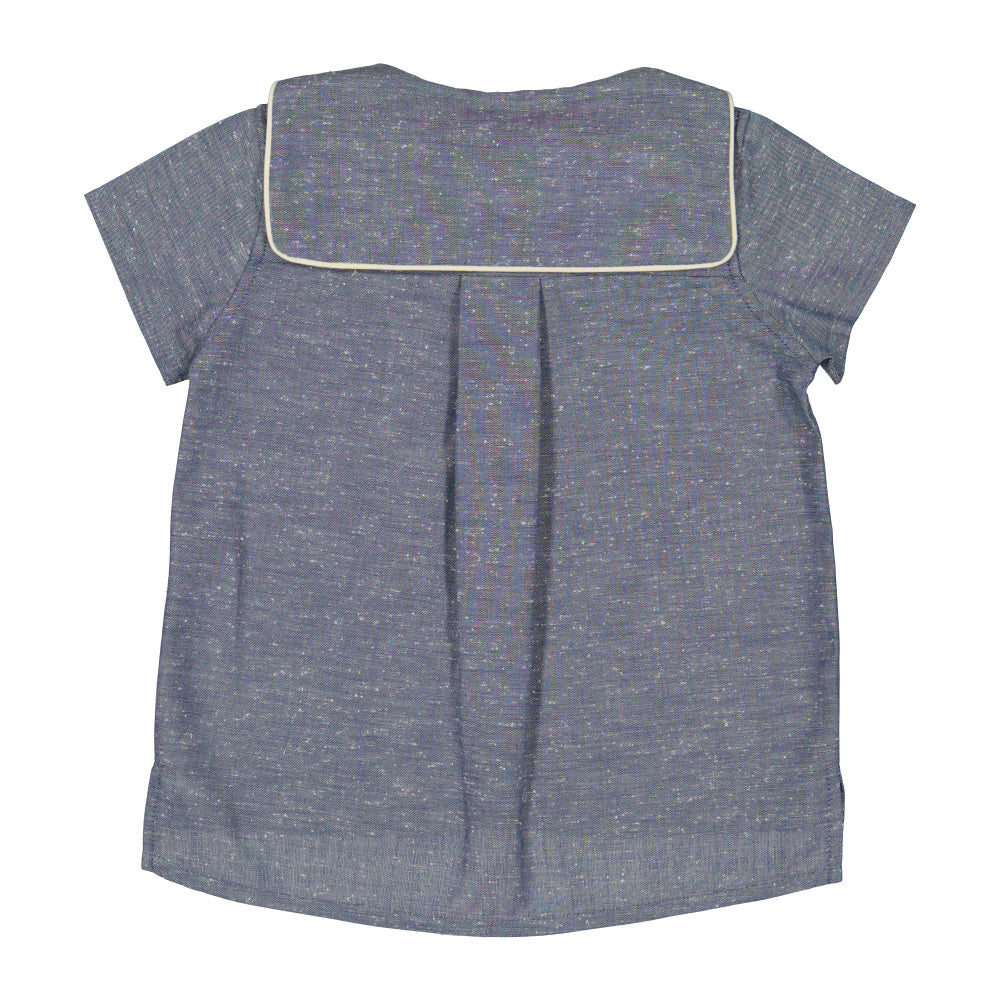 LOIR paris/Chemise MILTON bleue(2y,4y,6y)