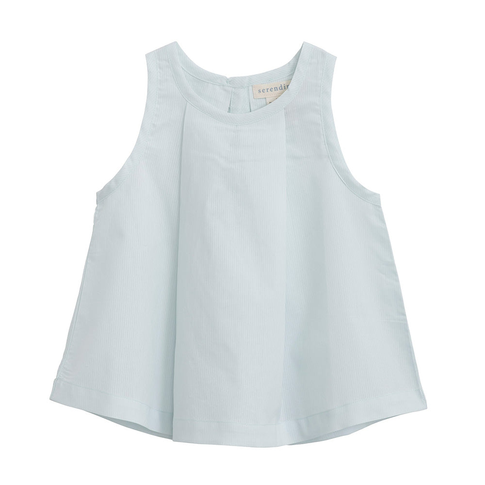 serendipity ORGANICS / Pleat Top Misty Blue（2y,3y,4y,5y)