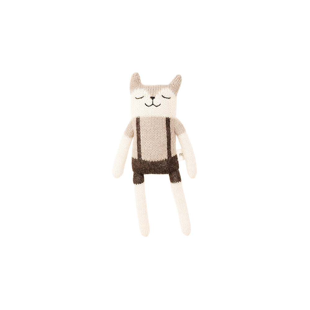 main sauvage/Fawn knit toy,salopette