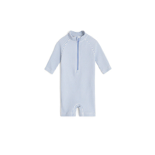 garbo&friends / UV Suit_Stripe Blue(6-12m,1-2y)