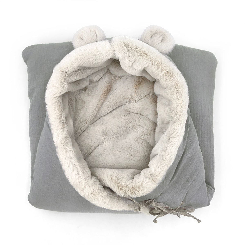 Babyshower/TEDDY LIBERTY ANGEL NEST（GRAY）