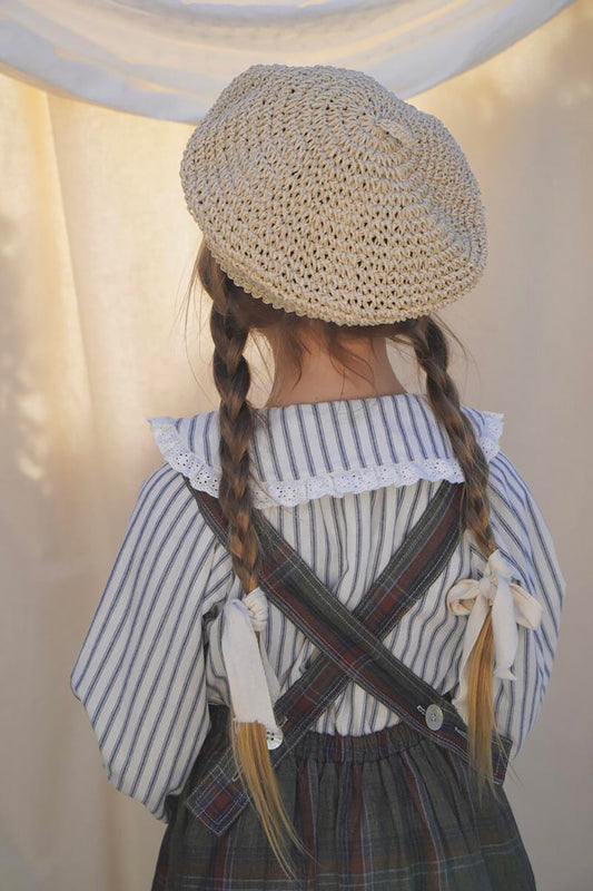 House of Paloma / Espe Blouse _ French Navy Stripe (3y,4y,5y,6y)