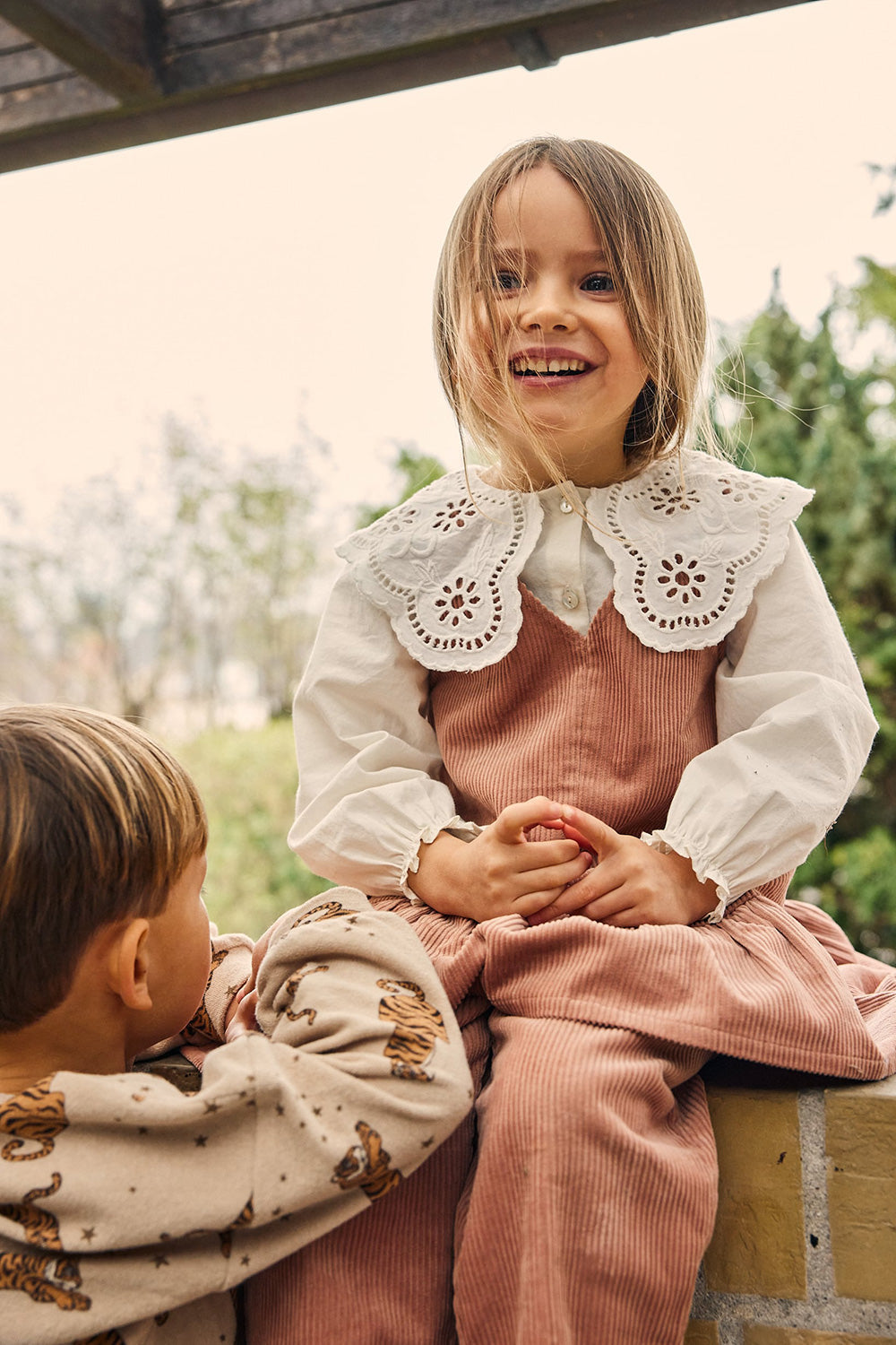 Konges Sloejd / RILO COLLAR SHIRT_OPTIC WHITE（18m,2y,3y,4y）