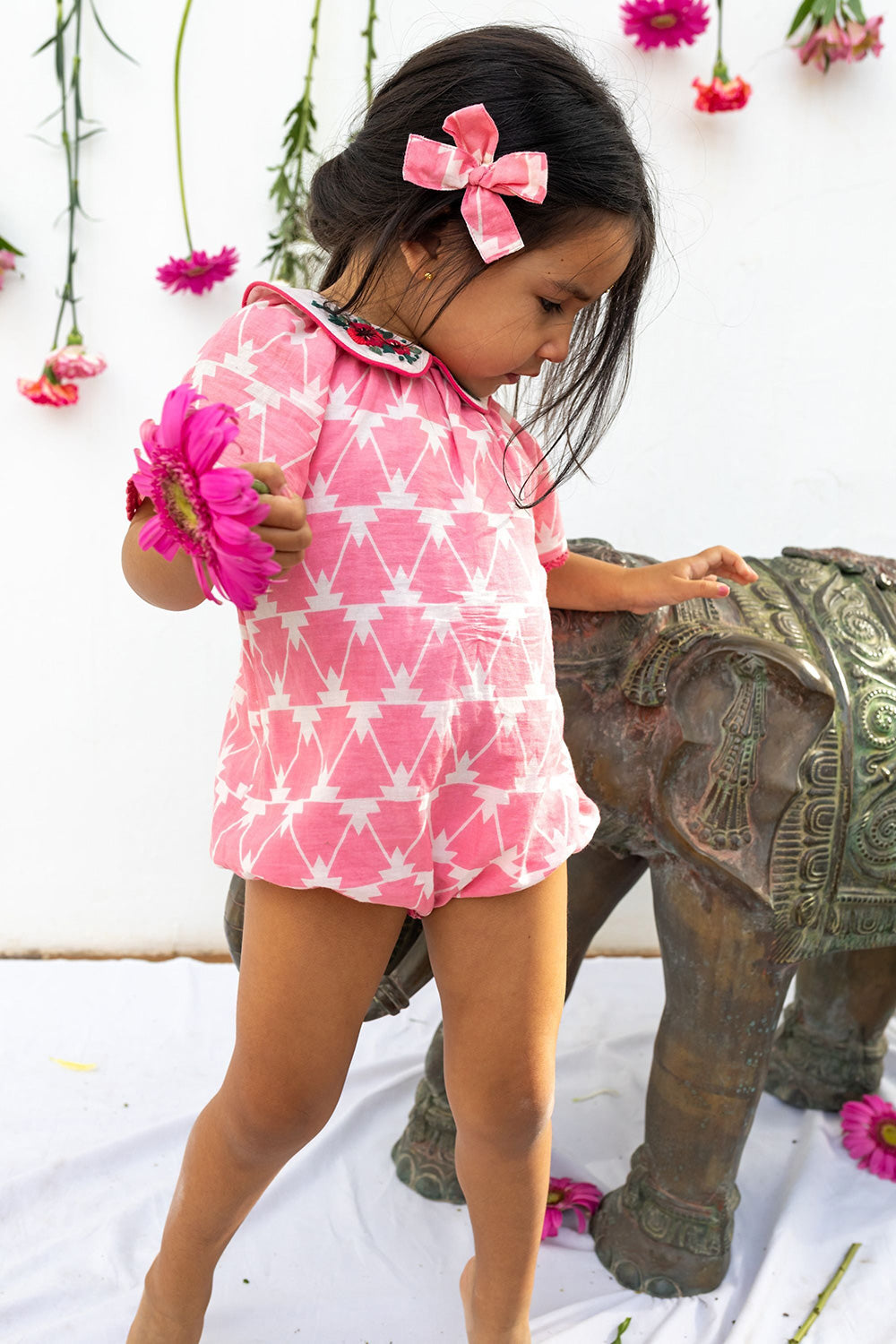 Bachaā / Dinette Romper_Boho print (2y,3y)